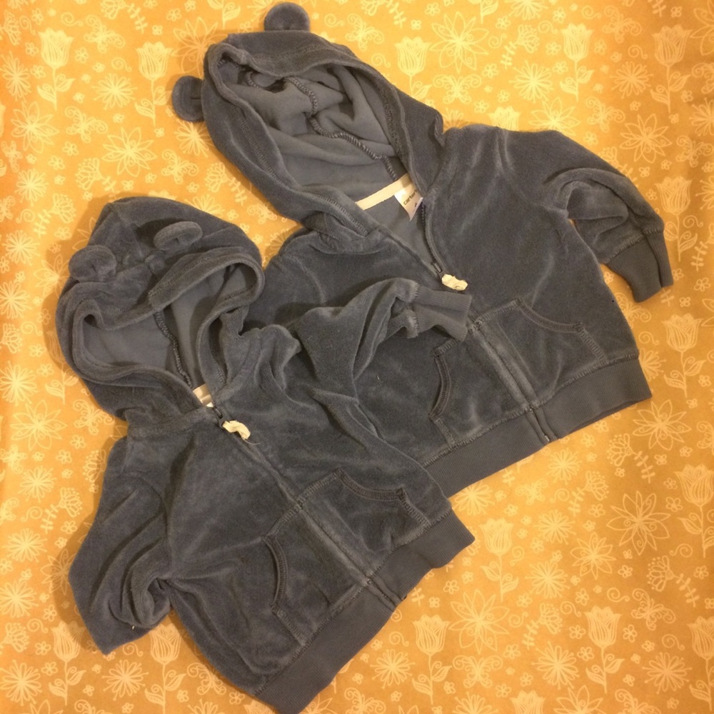 [carter’s] baby boy’s blue zip-up hoodie